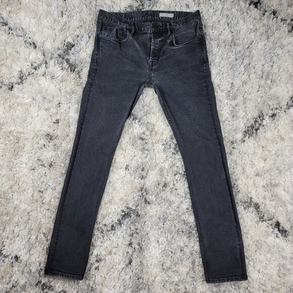 AllSaints Other - Allsaints Cigarette Button Fly Jeans Men's Size 32x30 Skinny Slim Stretch Denim